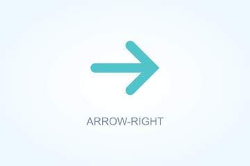 Arrow Right Vector  Or Logo Sign Symbol Illustration