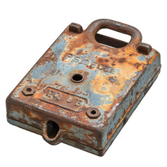 Scrap iron isolated on a transparent background