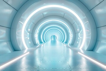 Obraz premium Tunnel frame of light