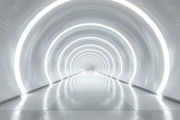 Obraz premium Tunnel frame of light