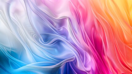 Mesmerizing Gradient Mesh Pattern with Vibrant Hues and Fluid Movements