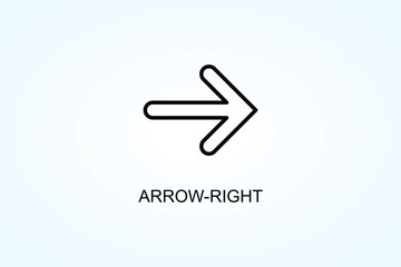 Arrow Right Vector  Or Logo Sign Symbol Illustration
