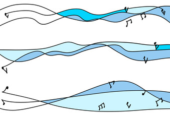 水　雨　音　シンプル装飾イメージ
