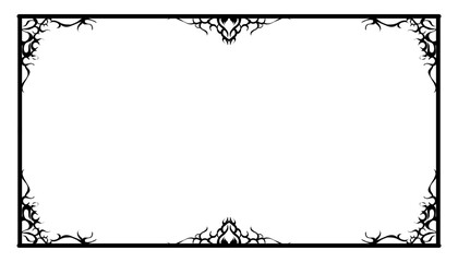 Vintage black frame design. Perfect for invitation cards, book covers, wallpapers, banners, web