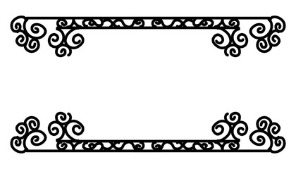 Vintage black frame design. Perfect for invitation cards, book covers, wallpapers, banners, web