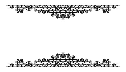 Vintage black frame design. Perfect for invitation cards, book covers, wallpapers, banners, web