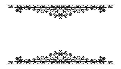 Vintage black frame design. Perfect for invitation cards, book covers, wallpapers, banners, web
