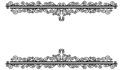 Fototapeta premium Vintage black frame design. Perfect for invitation cards, book covers, wallpapers, banners, web