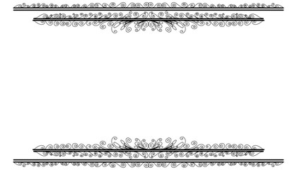 Obraz premium Vintage black frame design. Perfect for invitation cards, book covers, wallpapers, banners, web