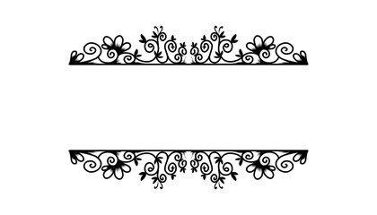 Vintage black frame design. Perfect for invitation cards, book covers, wallpapers, banners, web