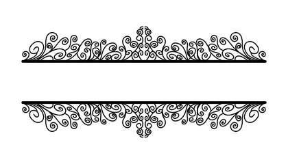 Vintage black frame design. Perfect for invitation cards, book covers, wallpapers, banners, web