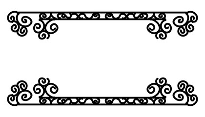 Vintage black frame design. Perfect for invitation cards, book covers, wallpapers, banners, web