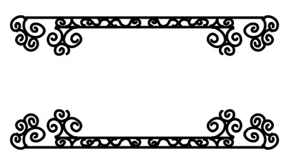 Vintage black frame design. Perfect for invitation cards, book covers, wallpapers, banners, web