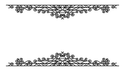 Vintage black frame design. Perfect for invitation cards, book covers, wallpapers, banners, web
