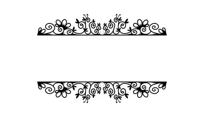 Vintage black frame design. Perfect for invitation cards, book covers, wallpapers, banners, web