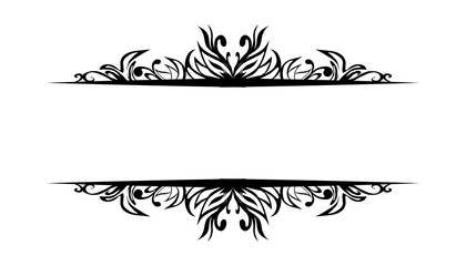 Vintage black frame design. Perfect for invitation cards, book covers, wallpapers, banners, web