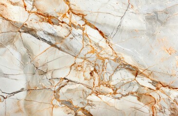 White marble pattern with soft light brown and beige veins, ideal for a sleek kitchen or bathroom wall