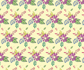 Fototapeta premium Very nice flowers pattern pettern design