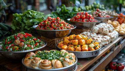 Obraz premium food background