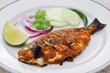 tandoori fish, Indian cuisine