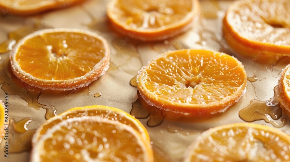 Wall mural process of making candied orange - Wall murals