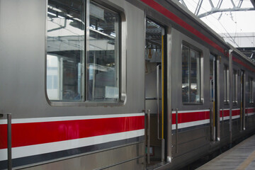 Long train carriage body