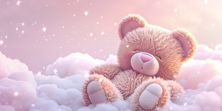 Cute teddy bear pink colour hot sale