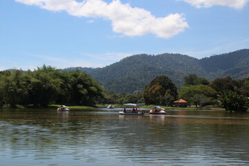 boats on the lake