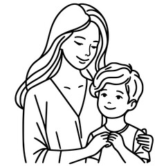 mother and child