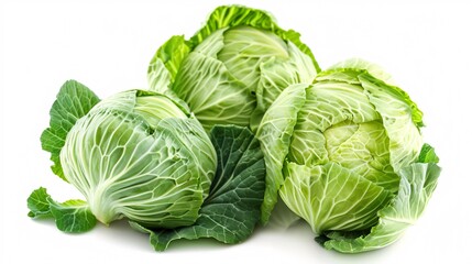 Cabbage isolated on white background