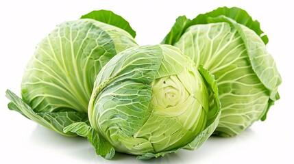 Fototapeta premium Cabbage isolated on white background