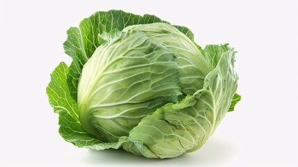 Obraz premium Cabbage isolated on white background