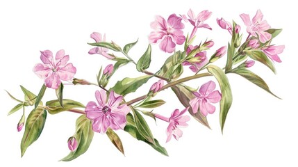 Soapwort also known as Saponaria officinalis