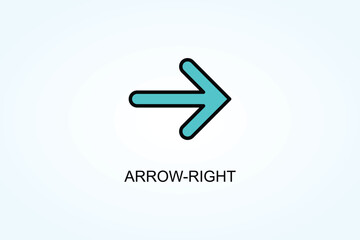 Arrow Right Vector  Or Logo Sign Symbol Illustration