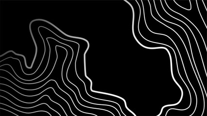 Topographic map contour background. topographic contour wallpaper. contour lines background. abstract wavy background. 
