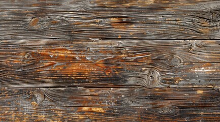 Naklejka premium Wood background, distressed wood, and distressed texture, brown color