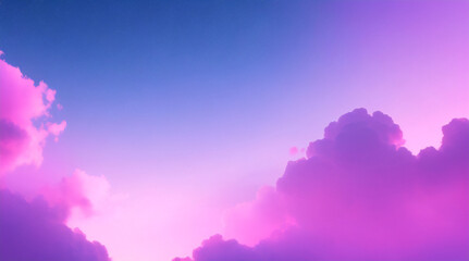 Pastel pink rainbow unicorn galaxy background with glitter and bokeh effects. Vector illustration of fantasy magic mermaid sky with stars and sparkles. Kawaii holographic abstract space design.