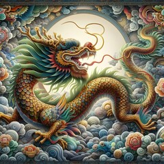Obraz premium Chinese dragon 