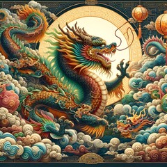 Obraz premium Chinese dragon 