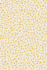 Golden Confetti Texture with Abstract Yellow Details