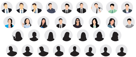 business people icon avatar profile