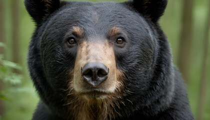 black bear close up