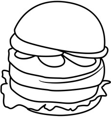 junk food meal outline