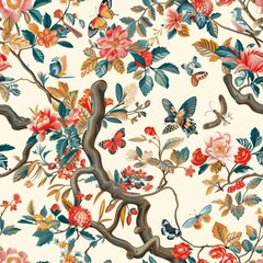 Obraz premium Beautiful seamless pattern
