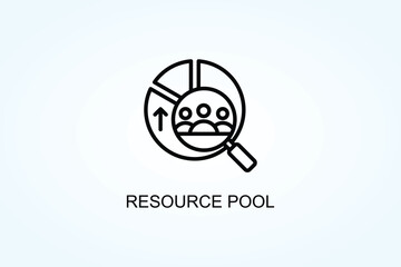 Resource Pool Vector  Or Logo Sign Symbol Illustration