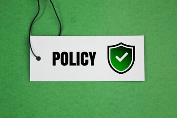 tag the paper with the word policy. the concept of terms or conditions. the concept of ground rules