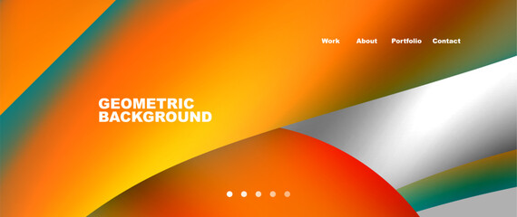 Colorful flowing shapes, wave lines with neon gradients. Vector Illustration For Wallpaper, Banner, Background, Card, Book Illustration, landing page