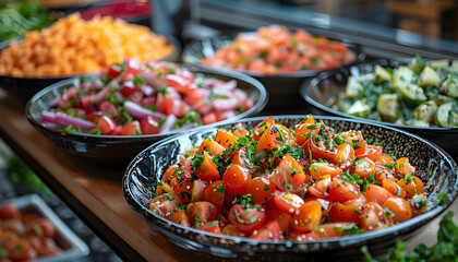 Obraz premium food background