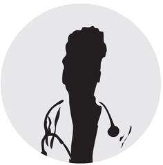 doctors avatar profile silhouette