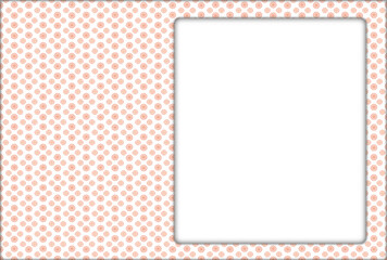 可愛い花火柄のフレーム